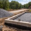Щебеночная подушка под ленточный фундамент частного дома